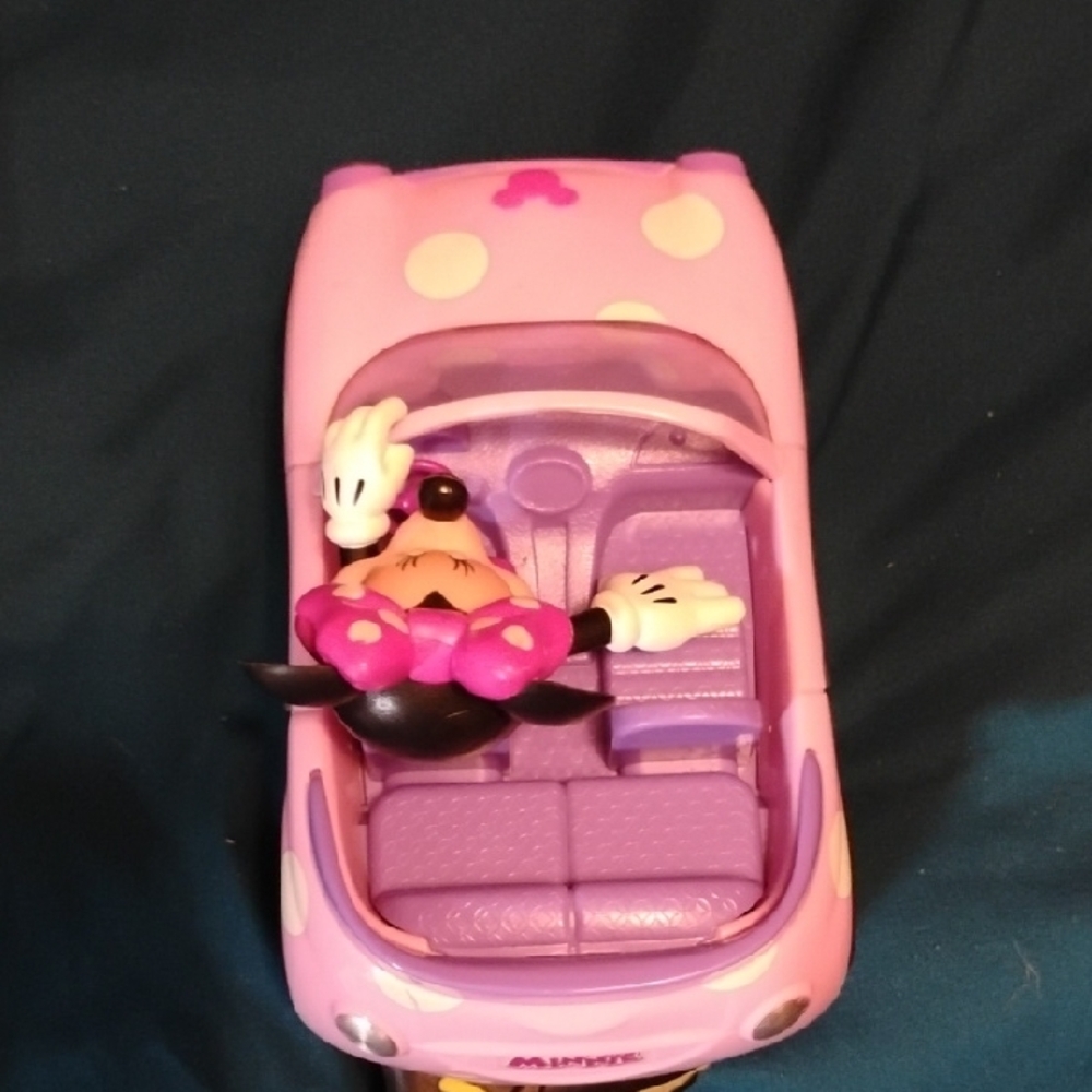 Disney Minnie Mouse Pink Toy Car - Picture 4 of 4
